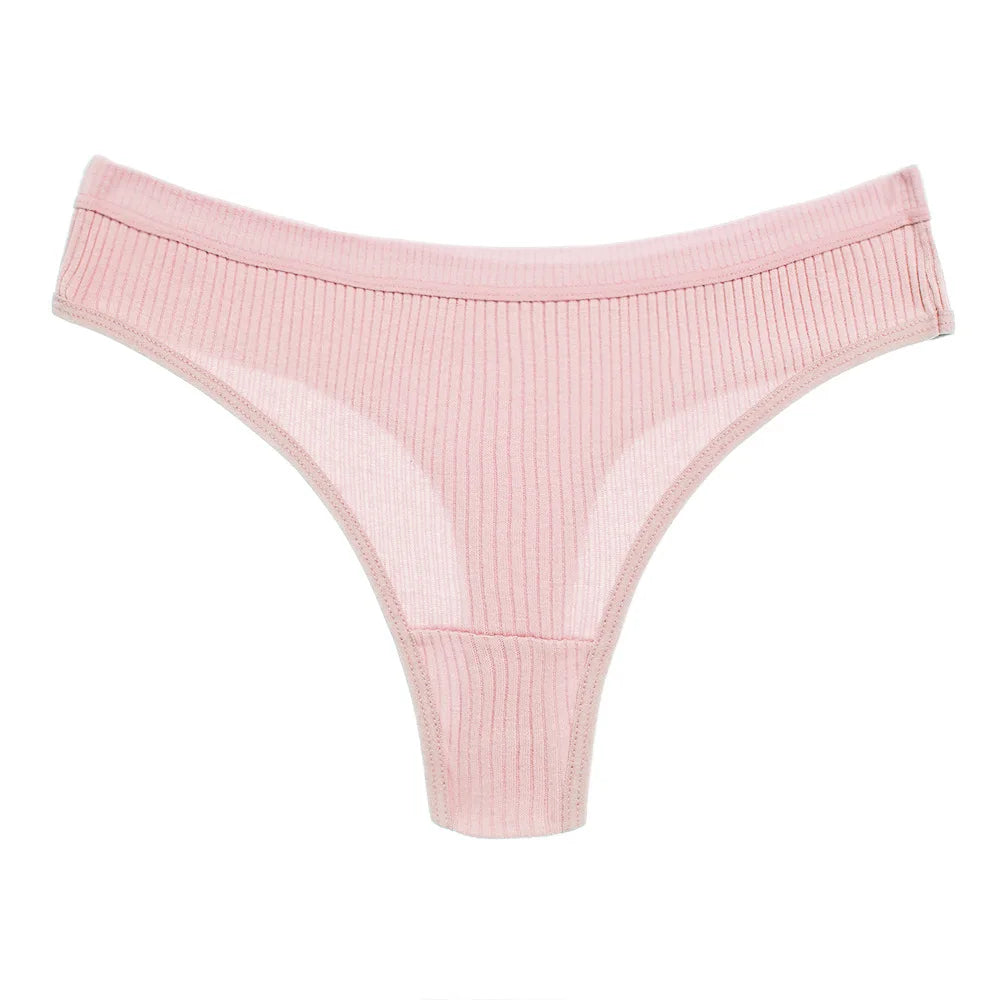 StripeAir™ 4PCS Soft Cotton G‑String Set