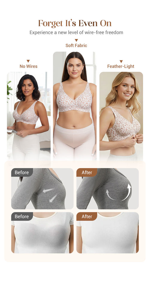 Jelly Wireless Push Up Bra