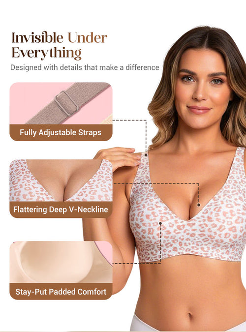Jelly Wireless Push Up Bra