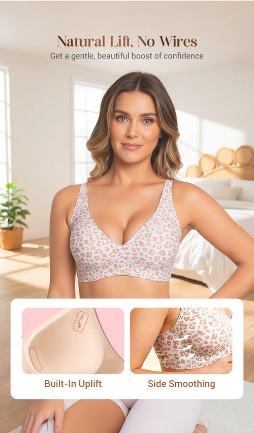 Jelly Wireless Push Up Bra