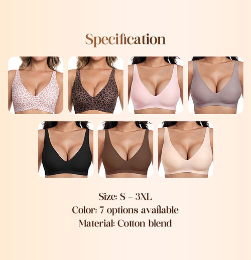 Jelly Wireless Push Up Bra