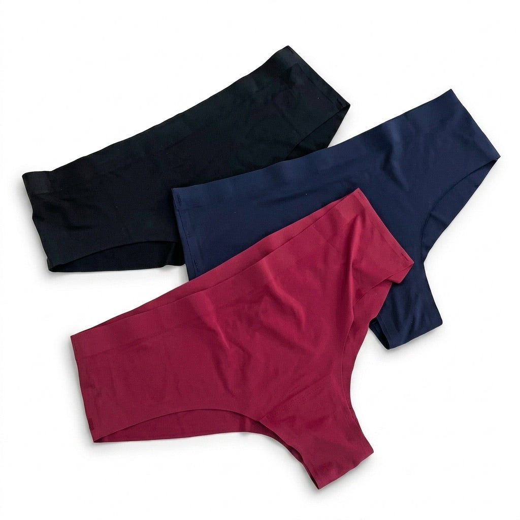 SatinMotion™ 3PCS Seamless Comfort Panty Set