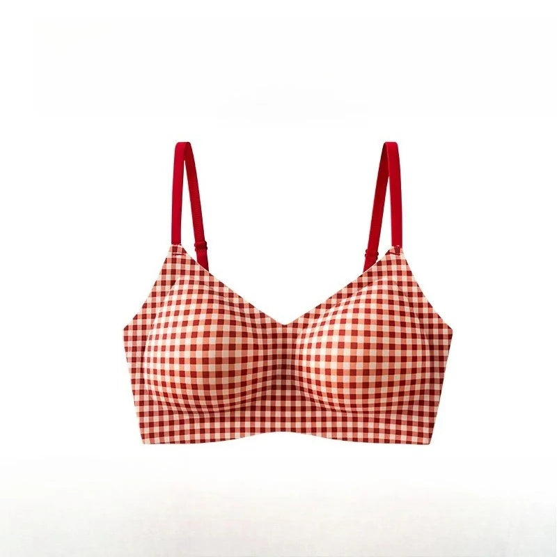 EmberLift™ Red Push‑Up Bra