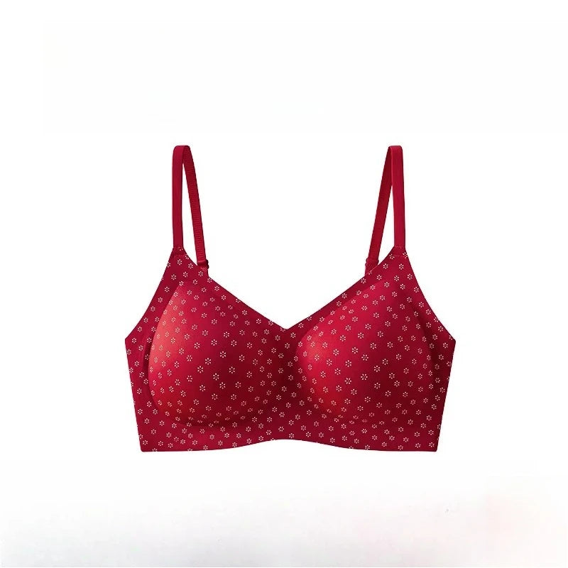 EmberLift™ Red Push‑Up Bra