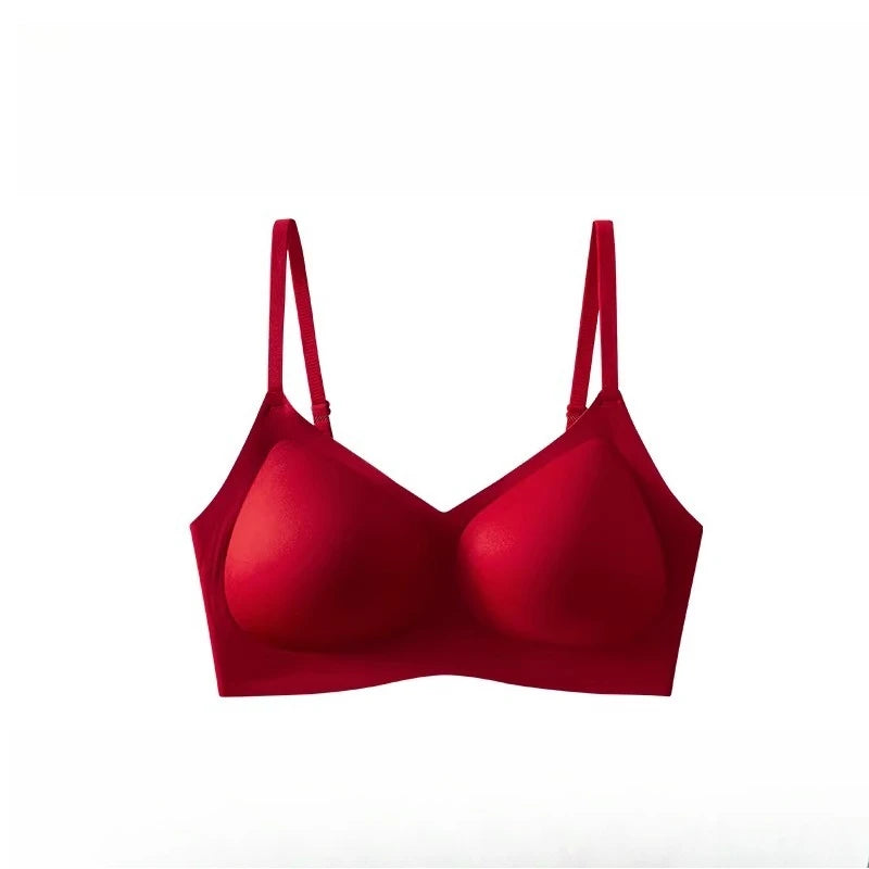EmberLift™ Red Push‑Up Bra