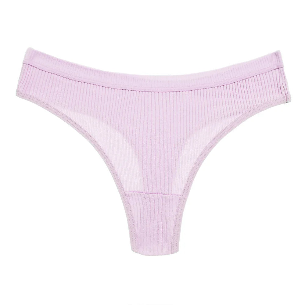 StripeAir™ 4PCS Soft Cotton G‑String Set