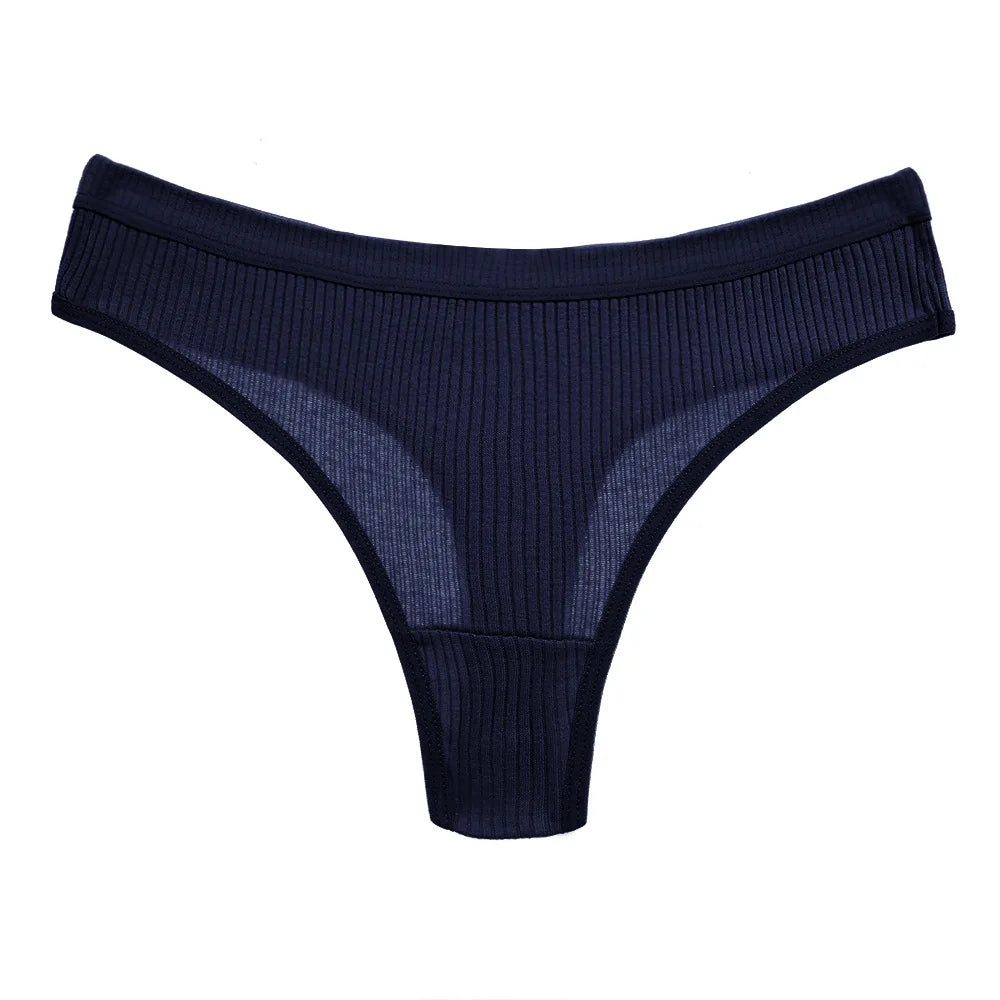 StripeAir™ 4PCS Soft Cotton G‑String Set